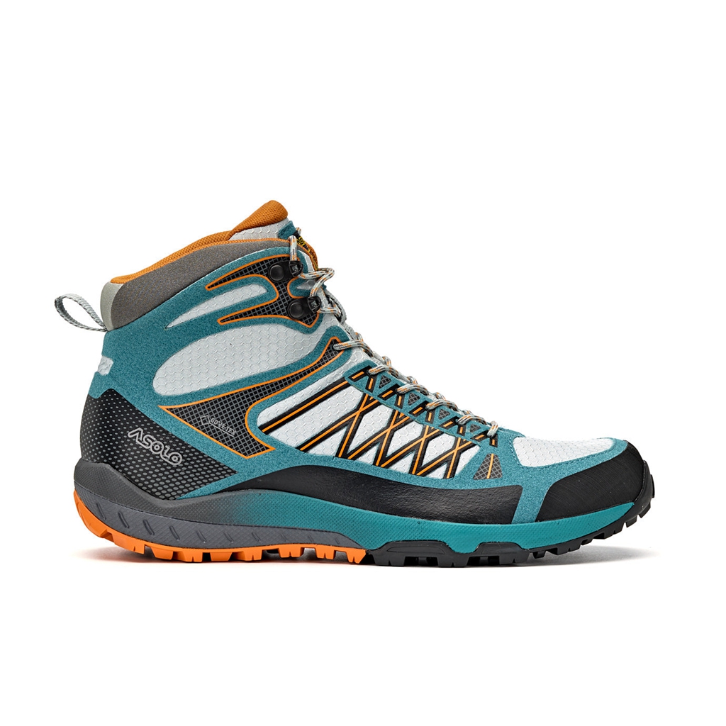 Kozaki Trekkingowe Asolo GRID MID GV Damskie Turkusowe | A55050