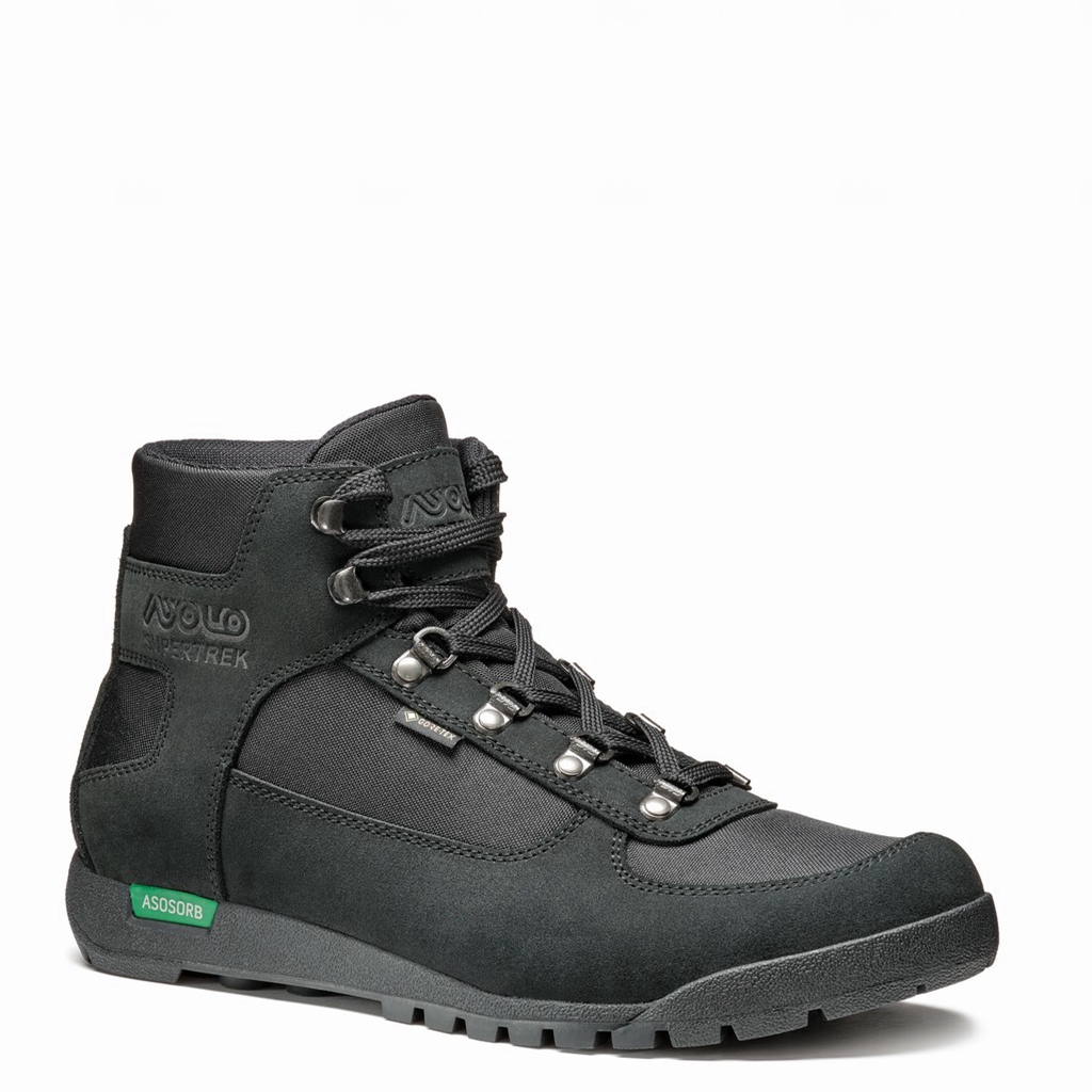 Kozaki Trekkingowe Asolo SUPERTREK GTX Męskie Czarne | A84312